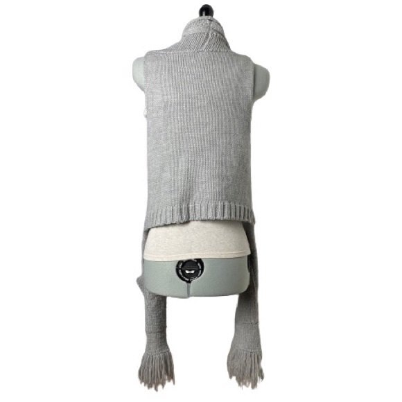 EUC Mystree Gray Super Soft Shrug Duster w/ Pockets Size Small - Picture 2 of 7